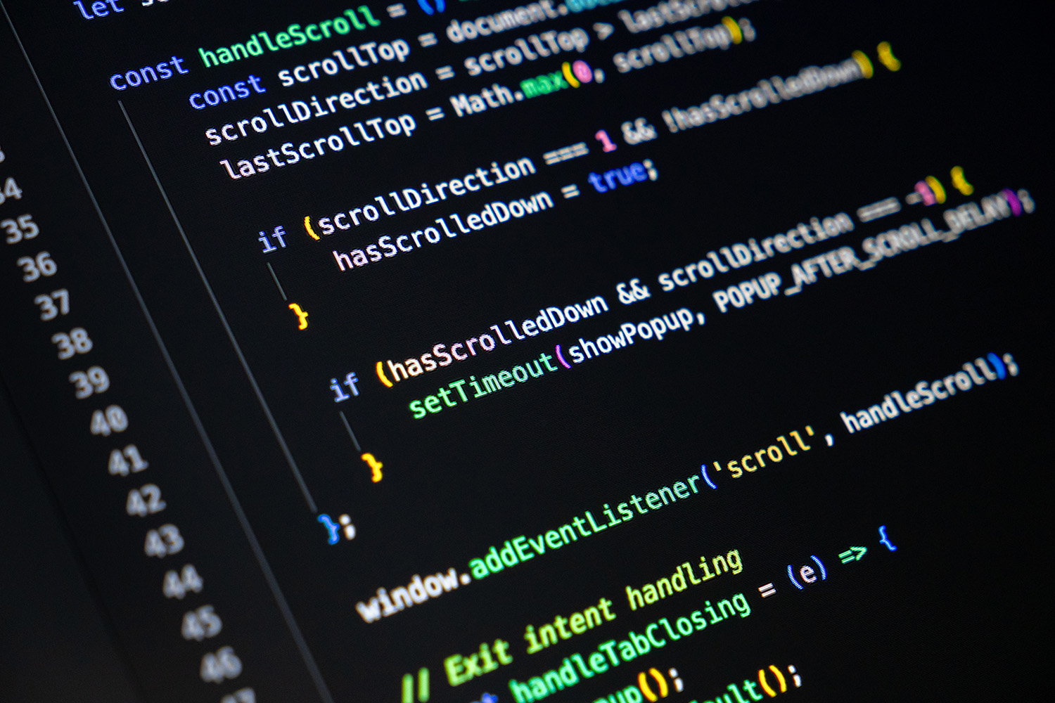 Hemsida i Wordpress - Datorskärm med kod